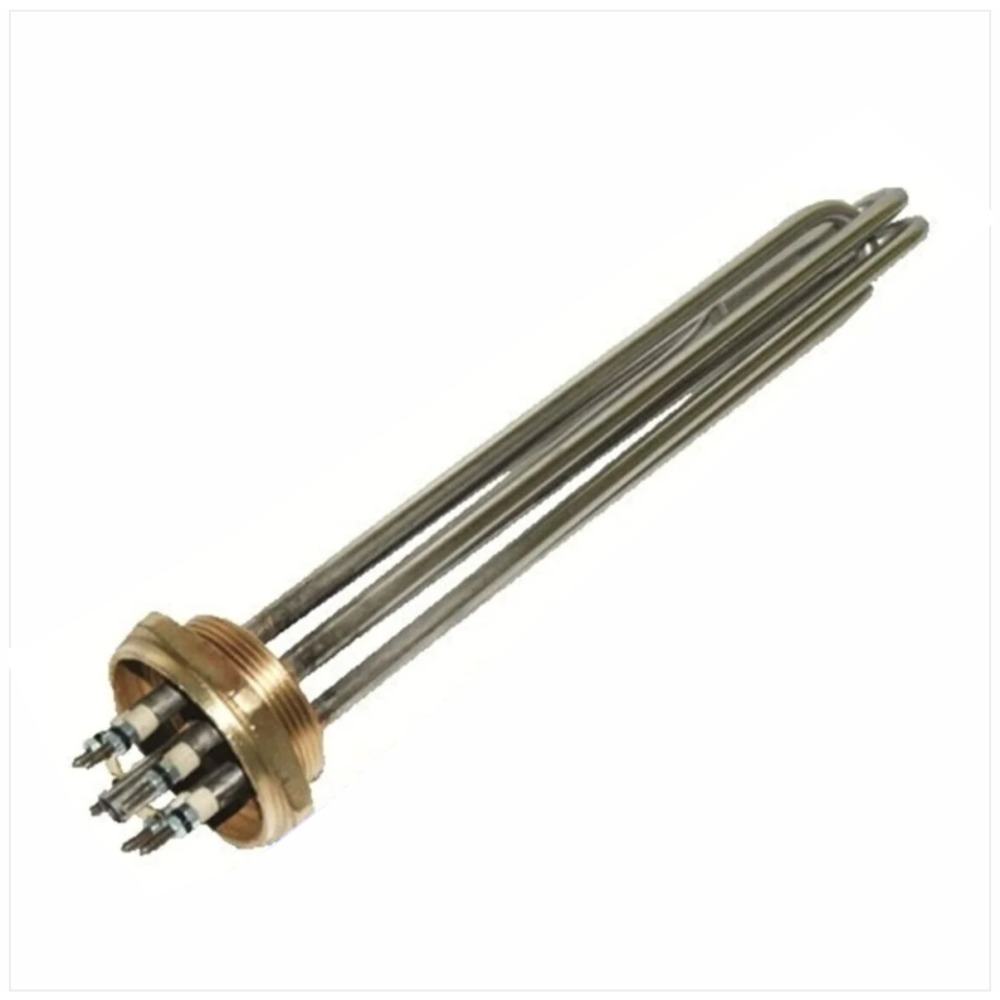 Kazan Rezistansı 2 İnc. 30 Cm 4500W 220-380 V 8,5 Ø  Krom 